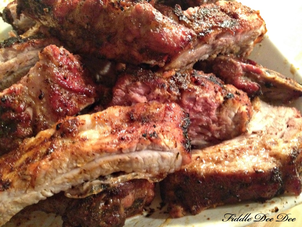 Scrumptious Ribs ready for the table