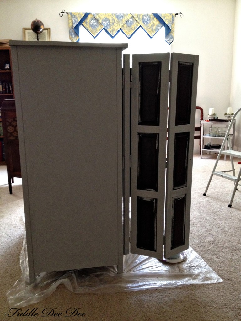 Second coat of chalk paint