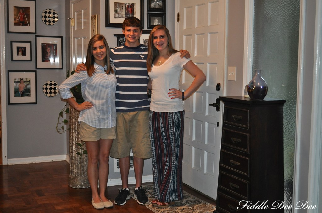 My sophomore, freshman and senior ... no more babies!