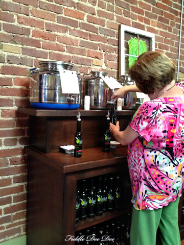 filling our olive oils