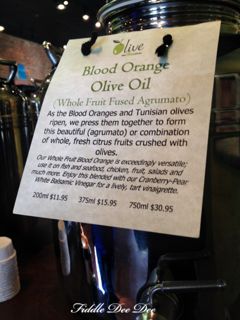 blood oragnge infused olive oil