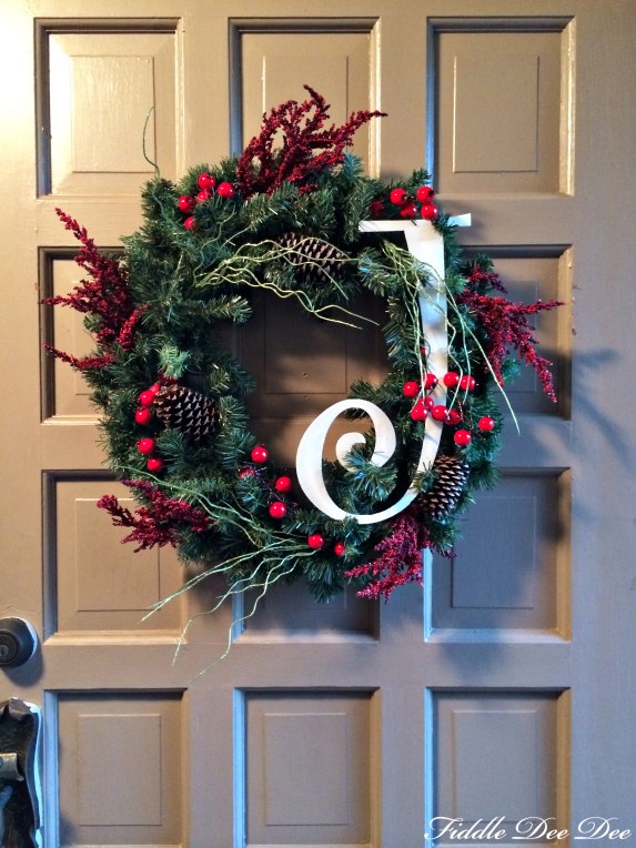 This one is actually quite visable and cheery as you walk up our front steps.... and can be seen fromt he road as well.