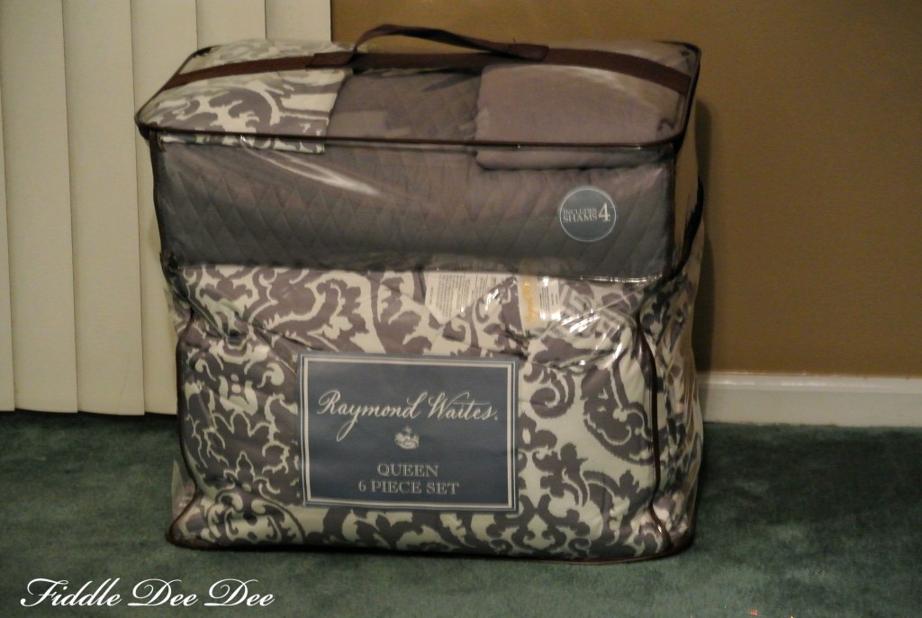 Sometimes a bed-in-a-bag set can become the perfect inspiration for a room.