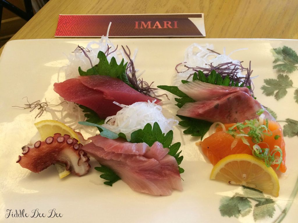 Audley's sashimi platter