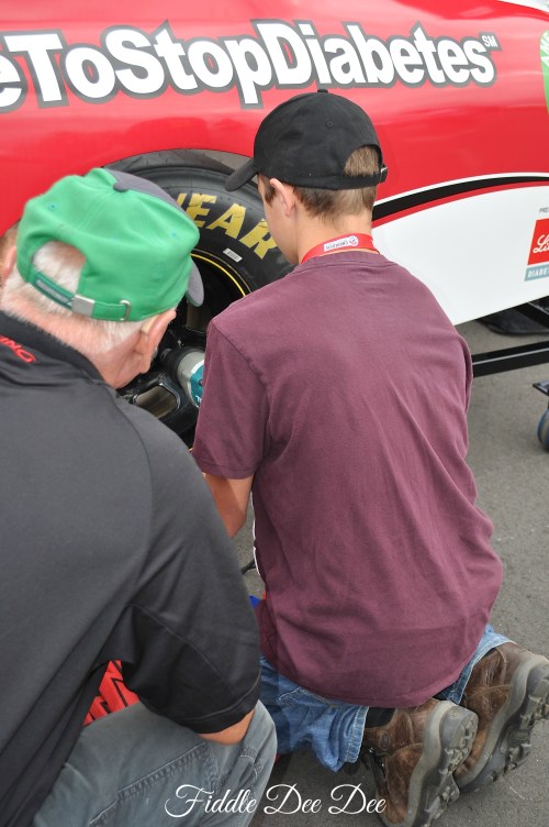 Bradley doing a Pit Road challenge