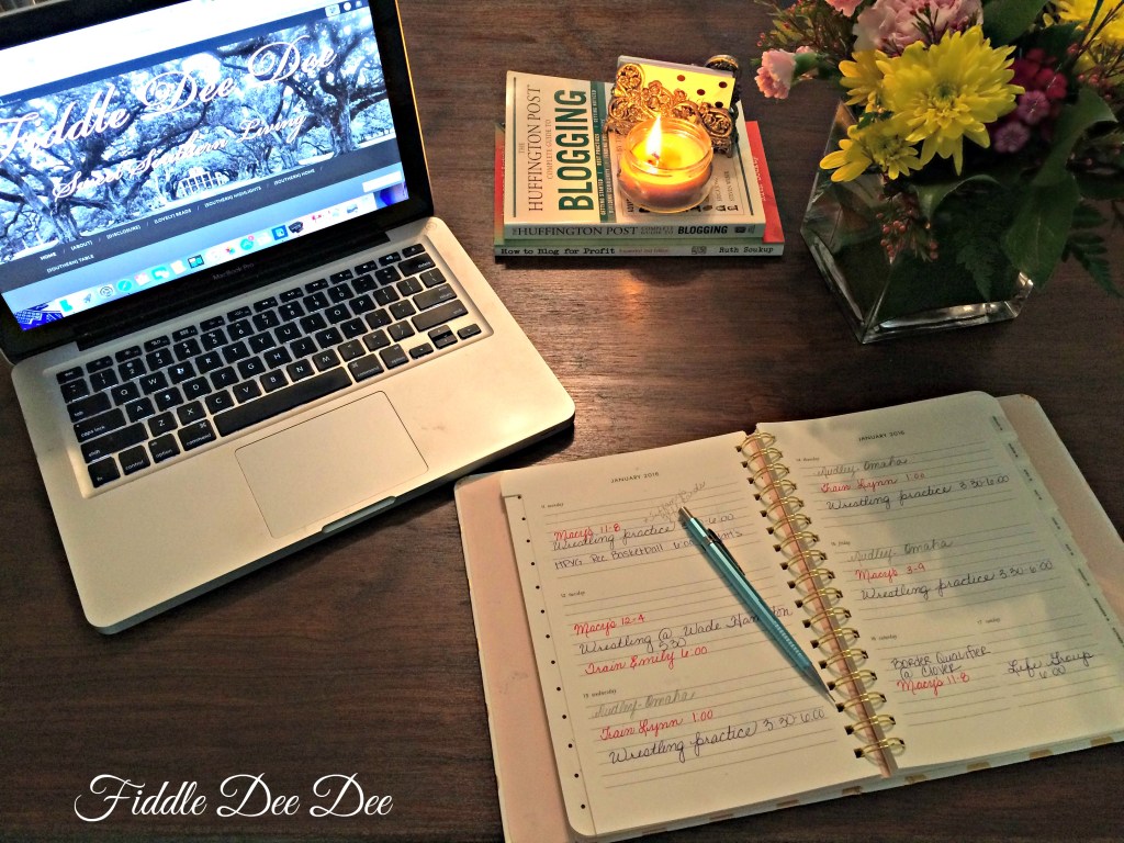 I'm in the process of creating my own space for keeping our family organized as well as a place that I can slip away to regroup and refocus. 