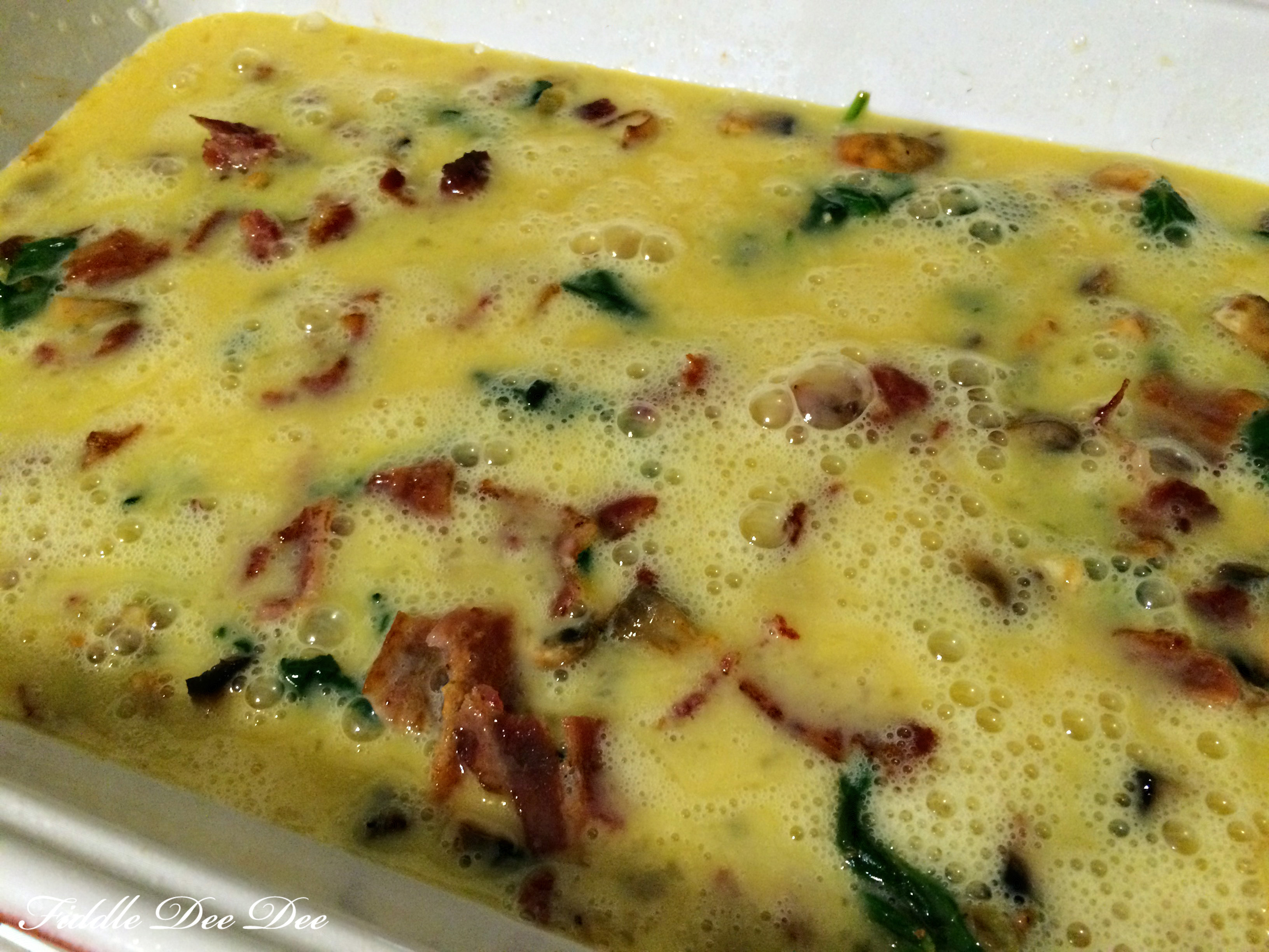 spinach mushroom frittata 6