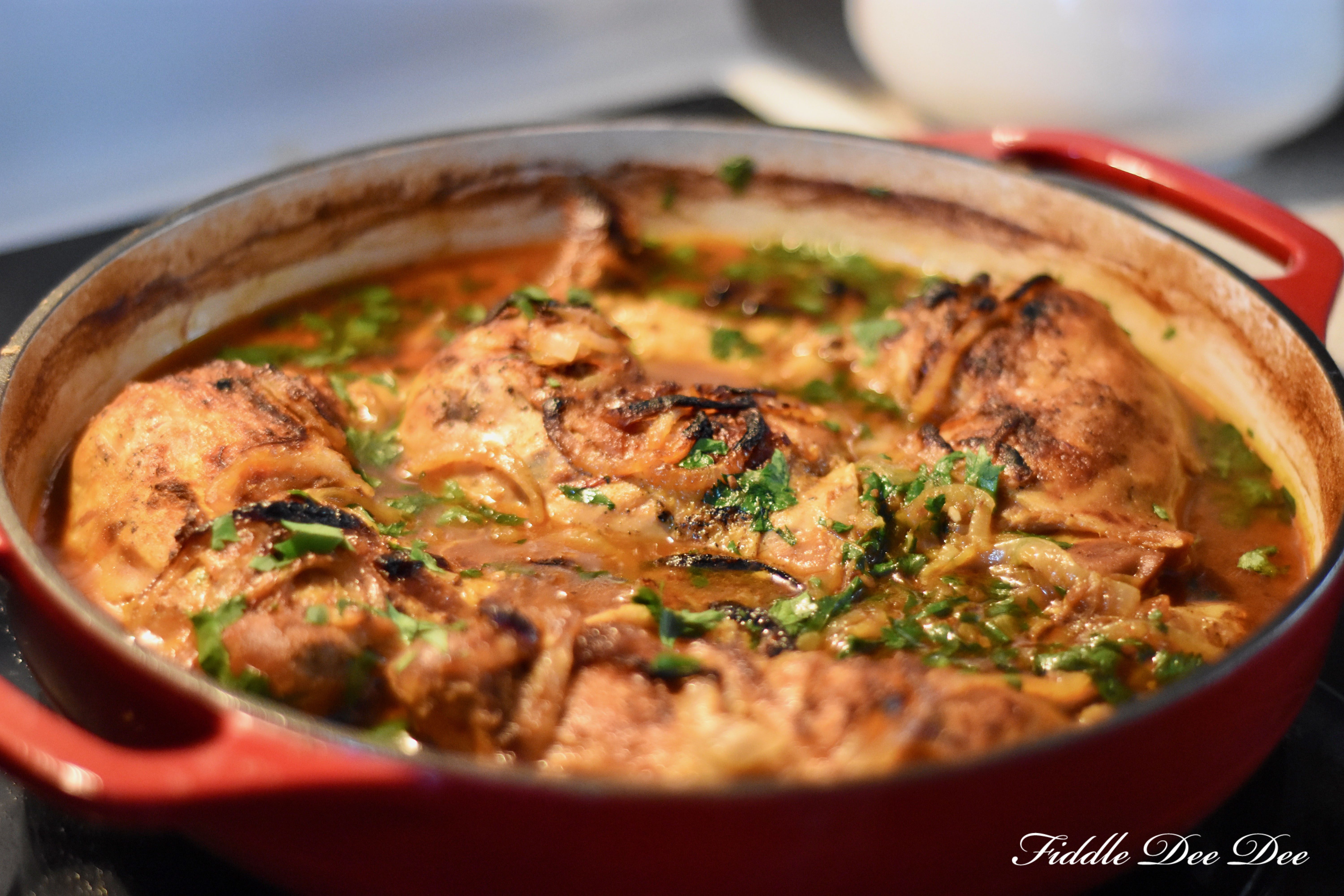 Saffron-Braised-Chicken:oh-fiddle-dee-dee