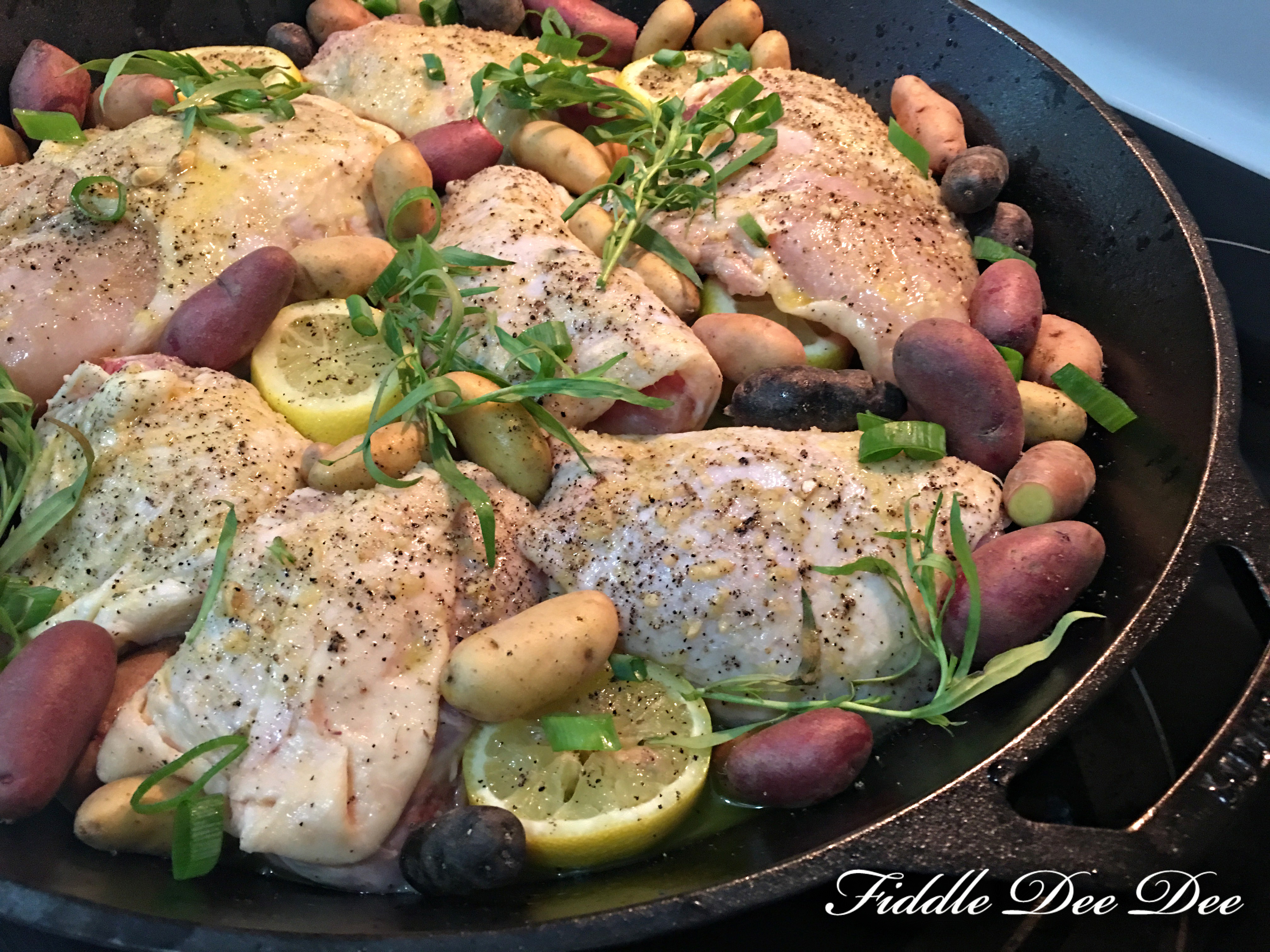 Easy-One-Pan-Chicken-Dish-prepped | ohfiddledeedee.com