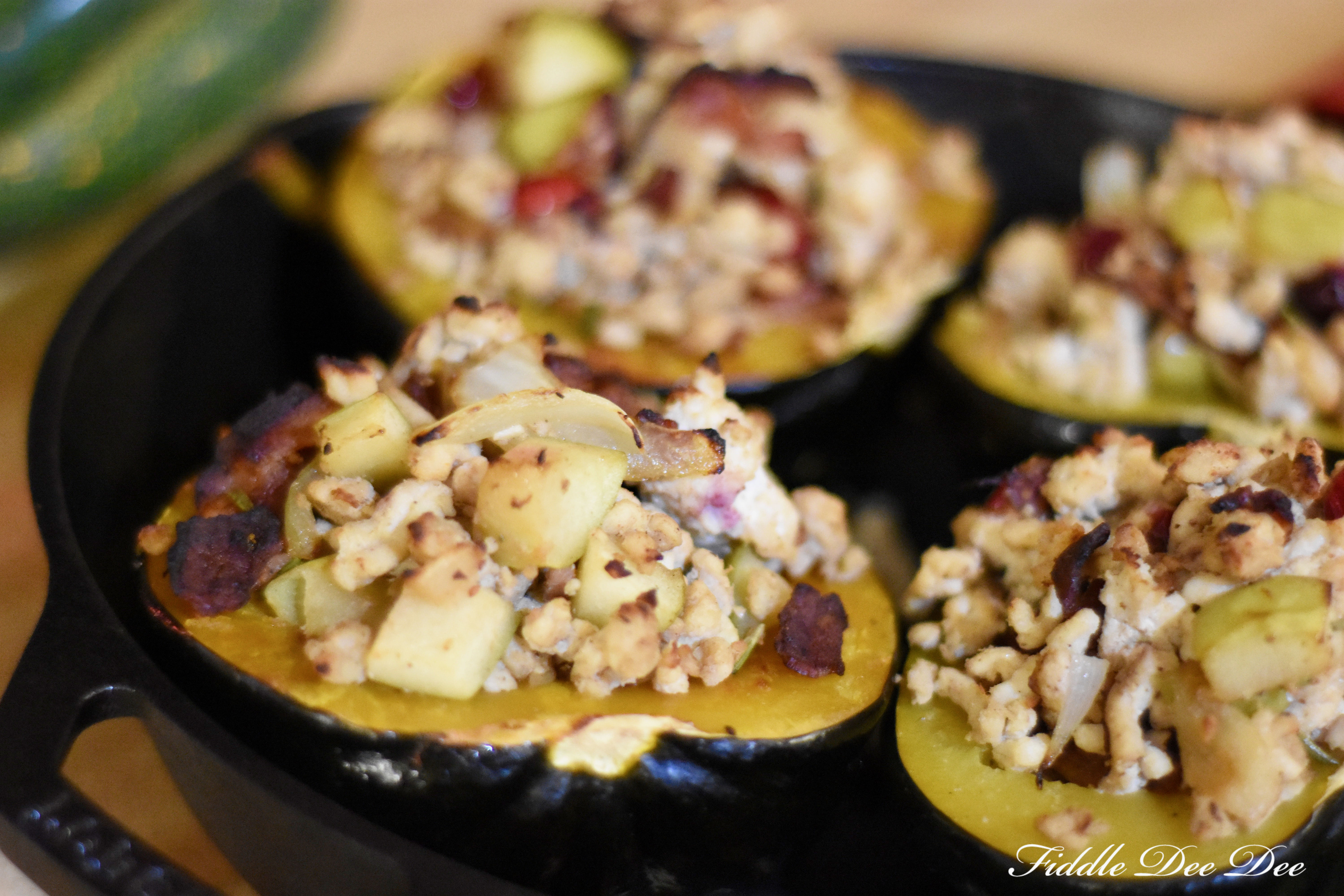 Turkey-Stuffed-Acorn-Squash-2 | Fiddle Dee Dee