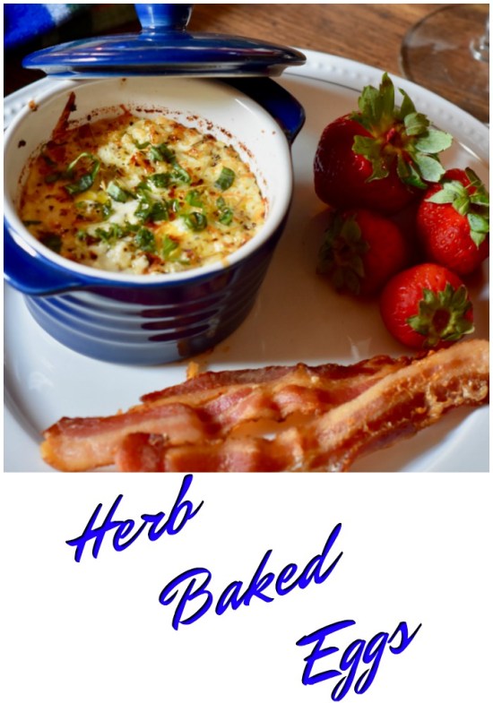 Herb Baked Egg Brunch