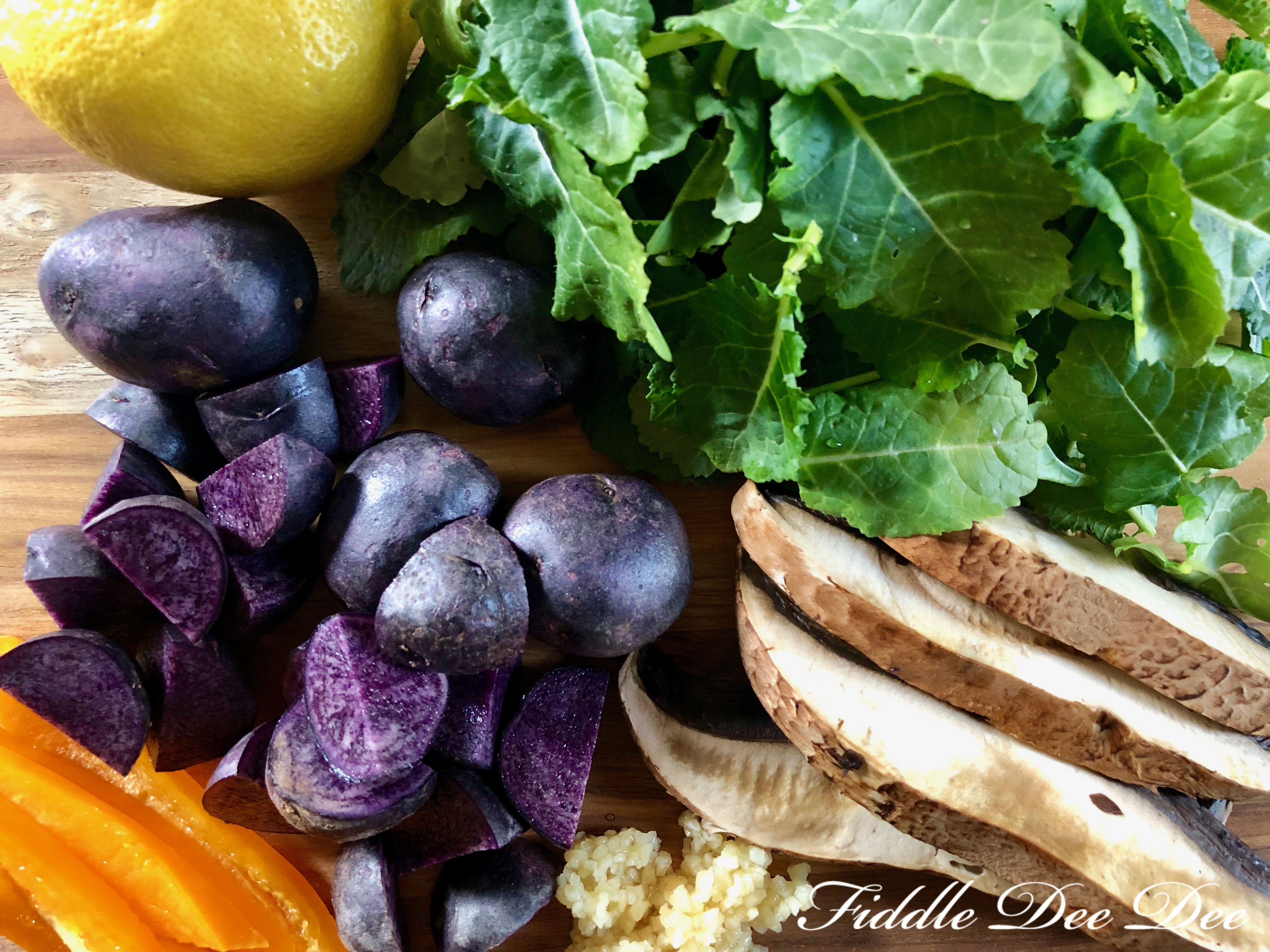 Kale-and-Potato-Soup-Ingredients | Fiddle Dee Dee