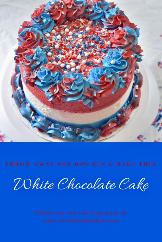 Velvety White Chocolate Cake