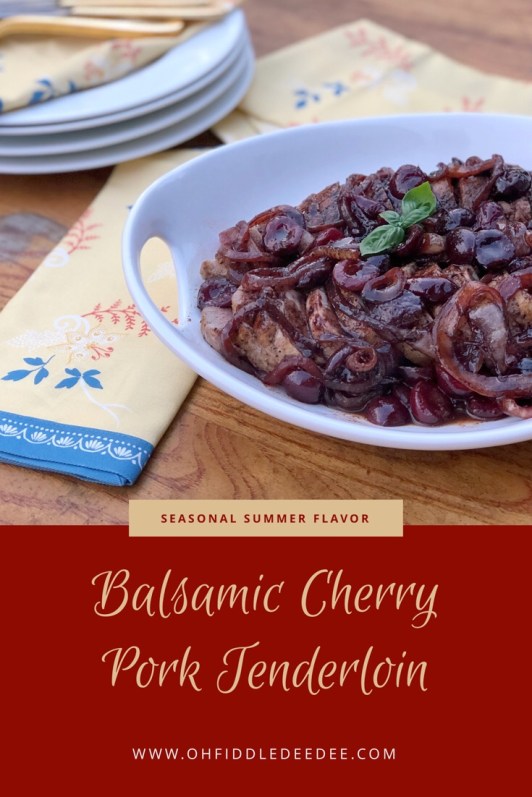 Balsamic Cherry Pork Tenderloin Recipe