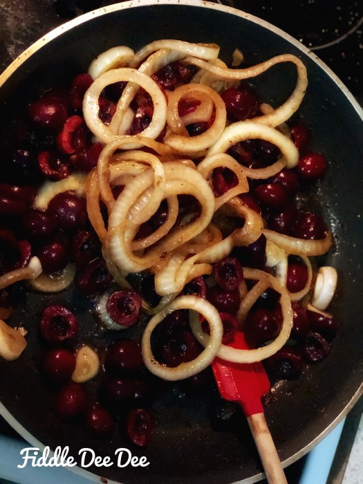 cherries and sweet onions