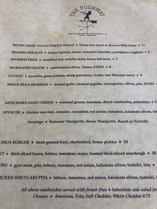 The FourWay Menu / Oh Fiddle Dee Dee