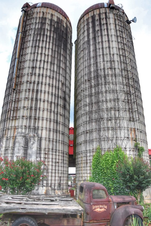 Silos at Southern Belle Farm / Oh FIddle Dee Dee