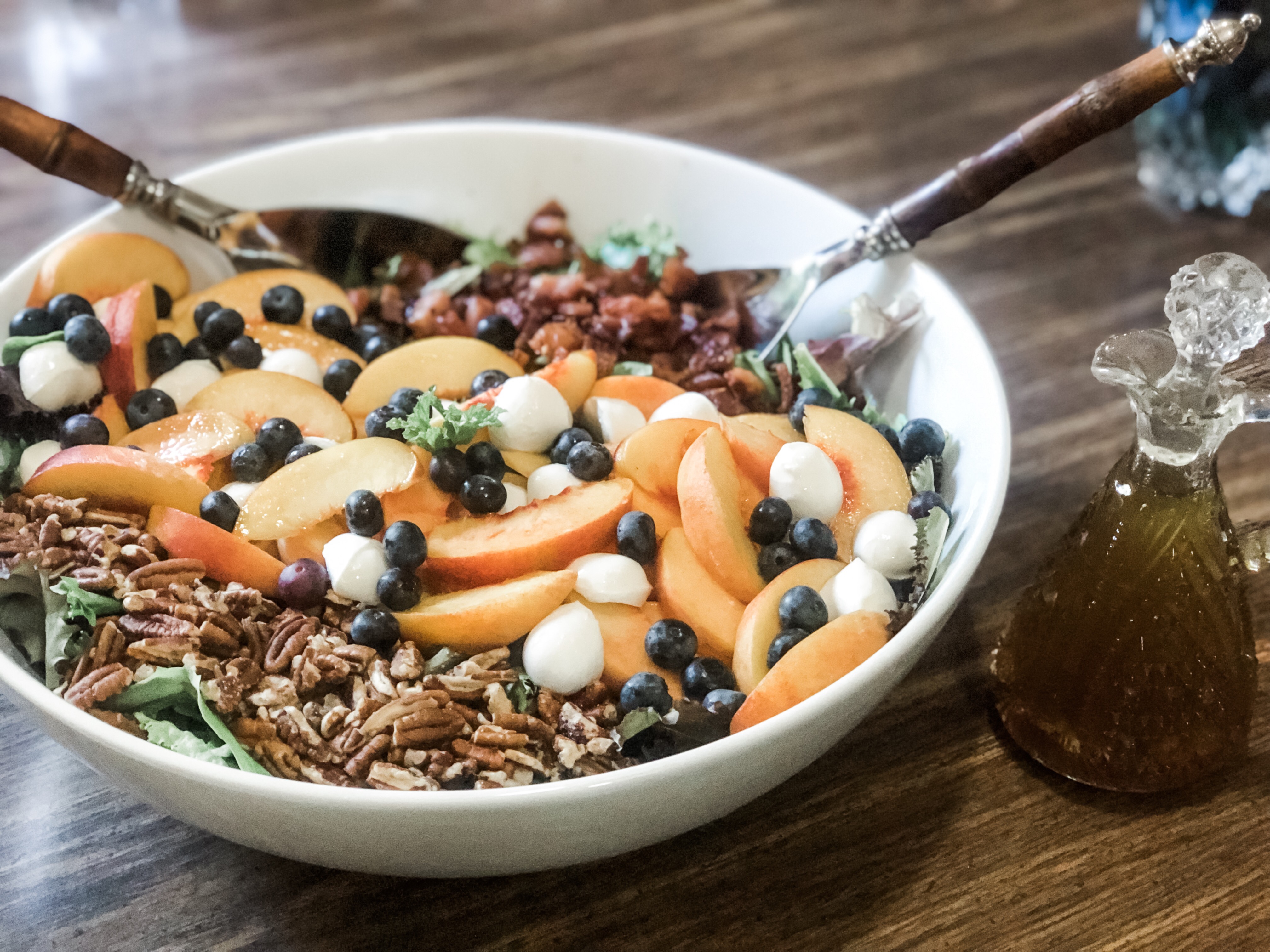 Peach Blueberry Salad / Oh Fiddle Dee Dee